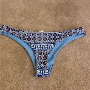 Patterned Cheeky Bikini Bottoms